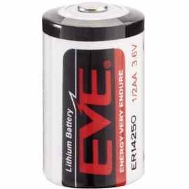EVE ER14250  LS14250 3,6v 1/2 AA Lithium batteri